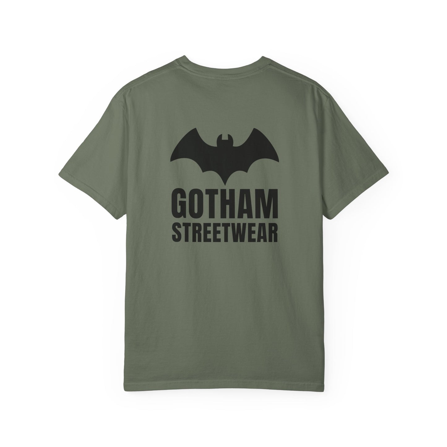 Gotham Streetwear Collection - Dahe saint Luis Unisex T-Shirt with Bat Design - Dahe Saint Luis