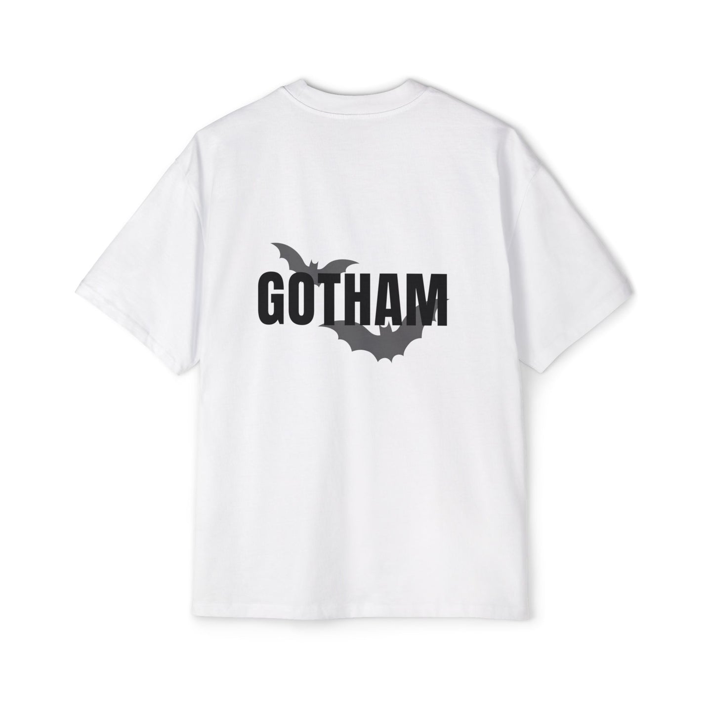 Men's Oversized Gotham Bat Tee - Cool Graphic T-Shirt for Everyday Wear - Dahe Saint Luis