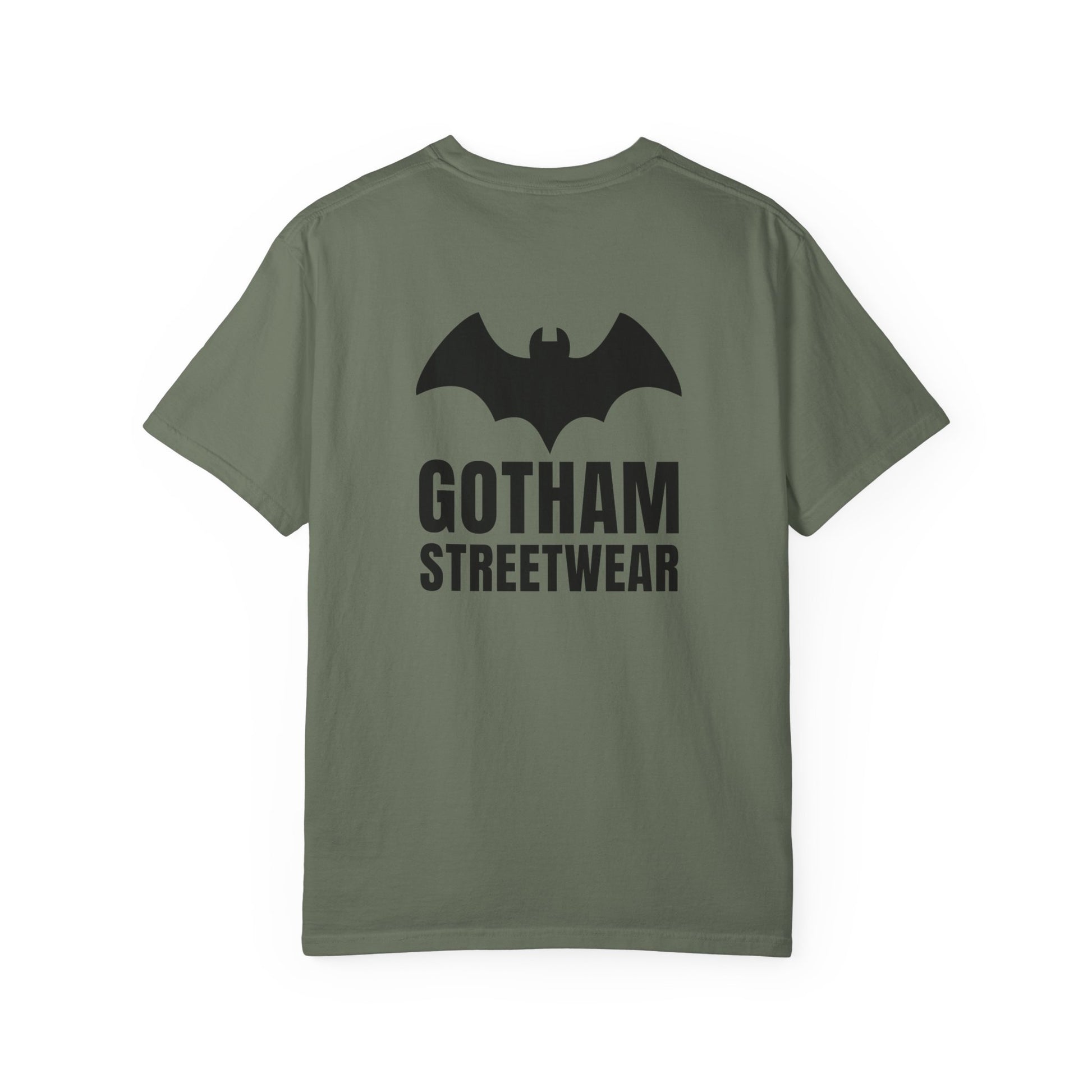 Gotham Streetwear Collection - Dahe saint Luis Unisex T-Shirt with Bat Design - Dahe Saint Luis 