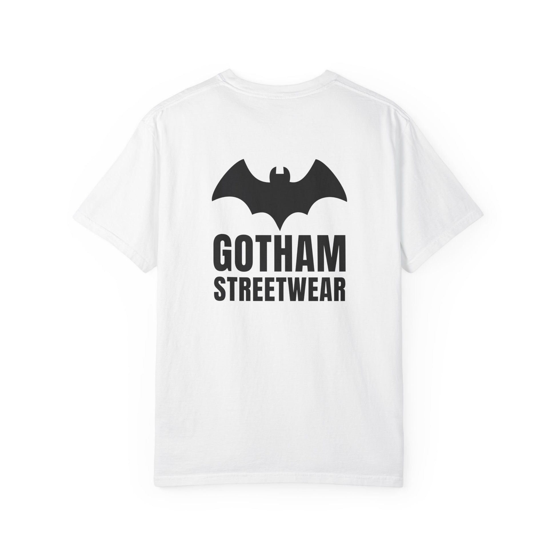 Gotham Streetwear Collection - Dahe saint Luis Unisex T-Shirt with Bat Design - Dahe Saint Luis 